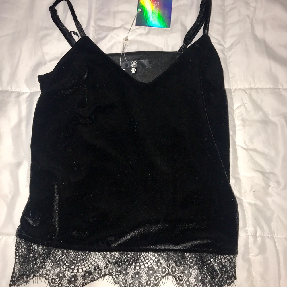 Brand new Missguided velvet tank